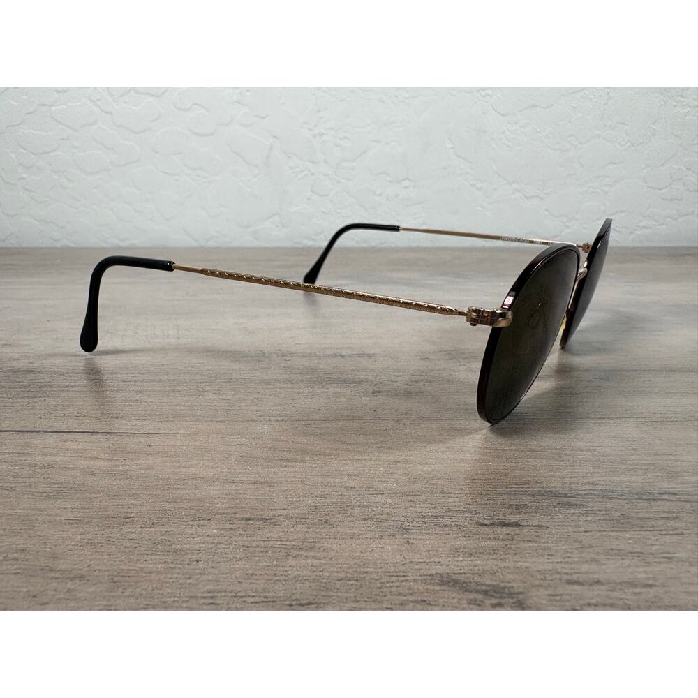 Luxottica 7091 Gx95- Gold Electroplated UV Guard- Made in Italy Sunglasses-‎ EUC